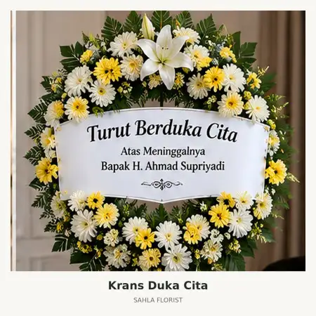 Krans Bunga Duka Jakal